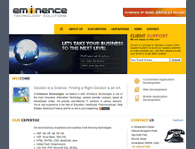 Tablet Screenshot of eminencetech.com